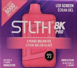 Stlth Box 8k Pro Disposable Lychee Melon Ice